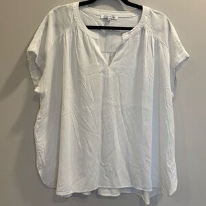 Rose + Olive Short Sleeve Tunic Size XXL